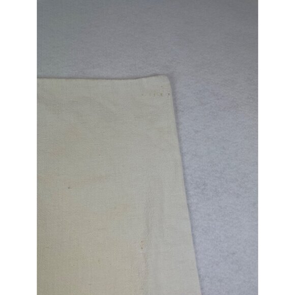 Vintage Hand-Embroidered Pillowcase With Ruffled Edge 17" x 32" - Picture 9 of 10